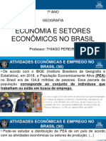 Geo 7º - 2022-09 - Economia e Setores Econômicos No Brasil