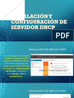 Instalación y Configuración de Servidor DHCP