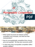 Lecture 12 - Chapter 16 - Monopolistic Competition