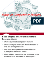 Lecture 10 - Chapter 14 - Firms in Competitive Markets