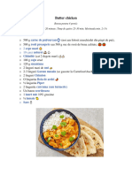 PDF Butter Chicken and Naan