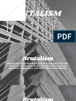 BRUTALISM Architecture