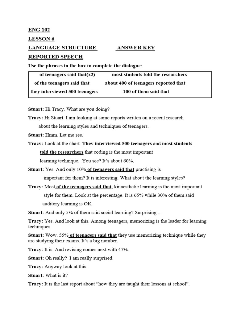 ENG 102 Lesson 6 Answer keyNEW | PDF | Self-Improvement | Science ...