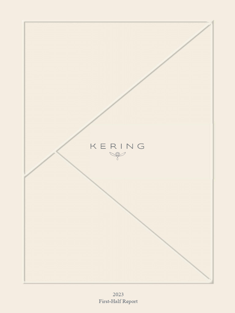 KERING financial report PDF Inflation Economic Growth