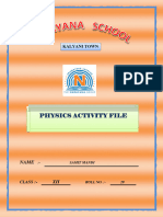 Physics Activity File Cover 5