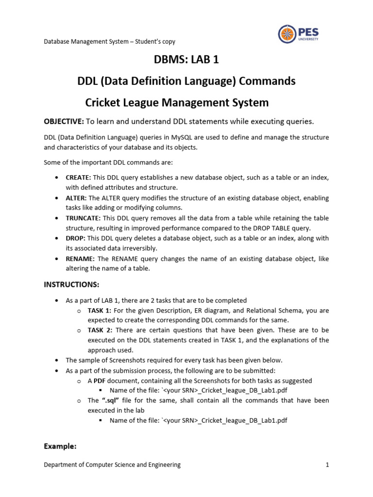 Cricket League Management DDL Guide | PDF | Bowling (Cricket) | Databases