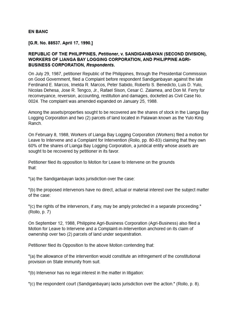 Die gest republic v sandiganbayan 1999 pdf lawsuit intervention law 