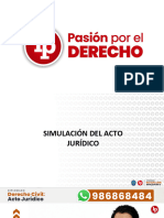 Simulación Del Acto Jurídico PDF Gratis.