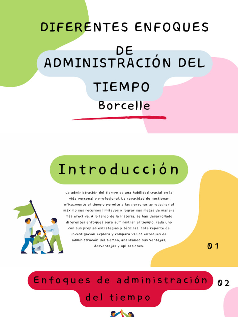 Enfoques Efectivos de Administración del Tiempo | PDF