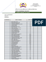 Fiche de Repport de Notes