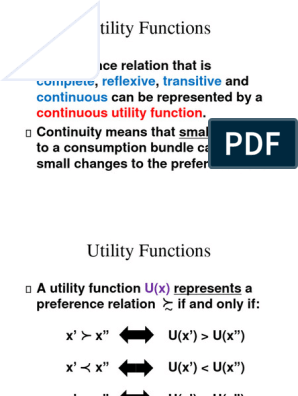 Functional Preferred Bundle