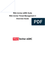 RSA Archer Threat Management 4 Overview Guide