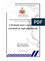 TESE - A Formação para o Exercicio Da Atividade de SP