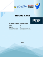 Modul Ajar Kurikulum Merdeka - MULOK