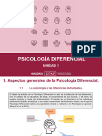 Unidad I - Presentación - Psicología - Diferencial