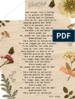 Carta Cancion - Sublime Gracia PDF