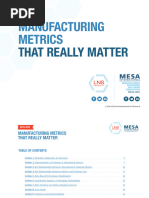 2013-2014 Manufacturing Metrics That Really Matter