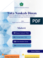 Tata Naskah Dinas Berdasarkan Permendagri 1 Tahun 2023 Tentang Tata Naskah Dinas Di Lingkungan Pemerintah Daerah