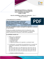 Guia de Actividades y Rúbrica de Evaluación - Unidad 2 - Fase 4 - Medidas Estadísticas