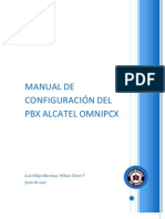 Manual de Configuracion Del Pbx Alcatel Omnipcx