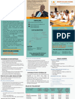 Brochure Programme Secondaire General