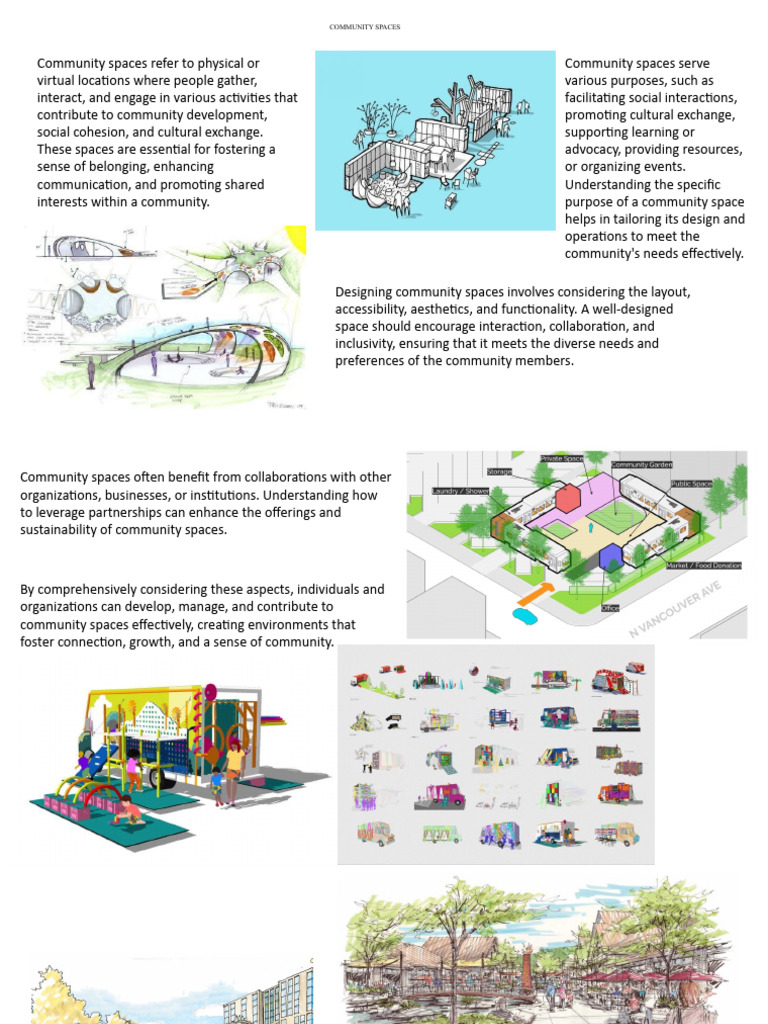 Community Spaces and Circulation Patterns | PDF | Community | Communication