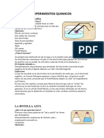 Experimentos de Quimica