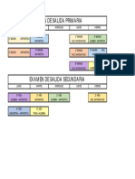 Horarios Examen de Salida