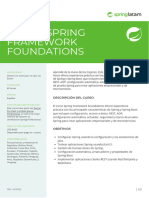 Contenido Curso Spring Framework Foundations
