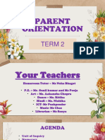 Parent Orientation: Term 2