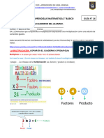 Guia de Aprendizaje Matemática 2° Básico Recursos: Guía-Videos-Cuaderno Del Alumno-Guía #14