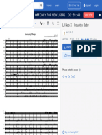 Lil Nas X - Industry Baby Sheet Music For Trumpet (In B Flat), Trombone, Clarinet (In B Flat), Saxophone (Alto) & More Instrumen