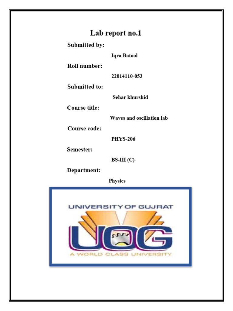 Damping Features Lab Report Download Free PDF Damping Oscillation