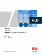 MODBUS Interface Definitions - SUN2000 V200R002 MODBUS Interface Definitions