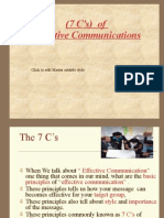 (7 C'S) of Effective Communications: Click To Edit Master Subtitle Style