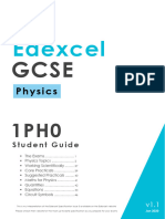 GCSE Edexcel 1PH0 Physics 1.1 REVSION GUIDE WTH CHECKLIST