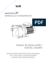 Superflo Pump Manual Spanish Pre 2021