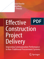 Effective Construction Project Delivery - L