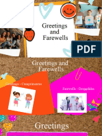 Greetings and Farewells - Class