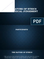 Etl 200 Nature of Ethics and True Judgement