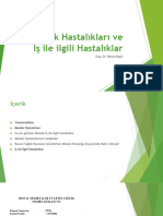 Hafta11-12 - Meslek Hastalıkları Ve İş Ile Ilgili Hastalıklar I-II