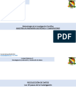 3.2. - RECOLECCIÓN DE DATOS Los 10 Pasos de La Investigación