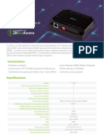 C2 260 Control de Acceso Zkteco Colombia Biometria Ficha Tecnica