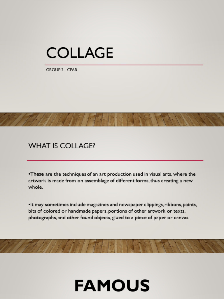 Philippine Collage Artists Overview | PDF