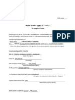 Poland Work Permit Offer Letter