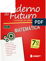 CADERNO DO FUTURO - Matemática 7° Ano - PROFESSOR