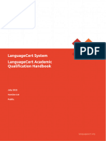LanguageCert Academic Qualification Handbook Ver10
