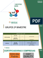 Calendário 2º Bimestre