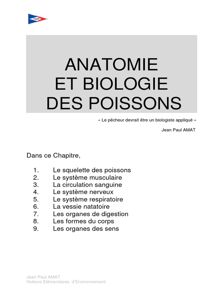 Anatomie et Circulation des Poissons | PDF | Sang | Poisson