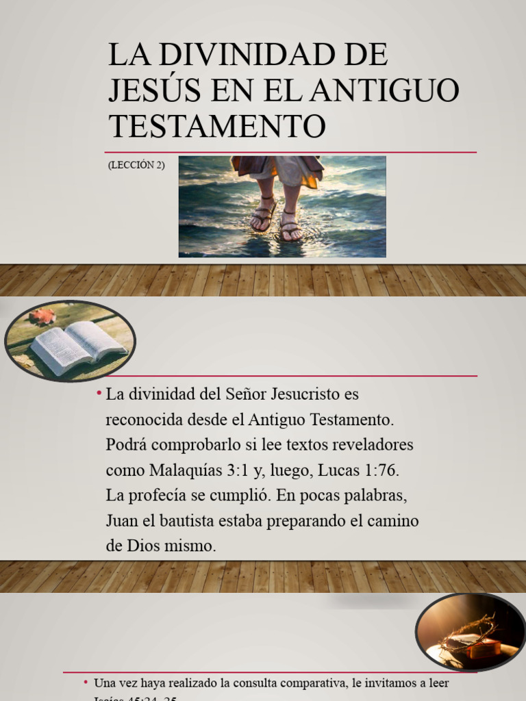 La Divinidad de Jesús en el Antiguo Testamento | PDF | Jesús | Juan el ...